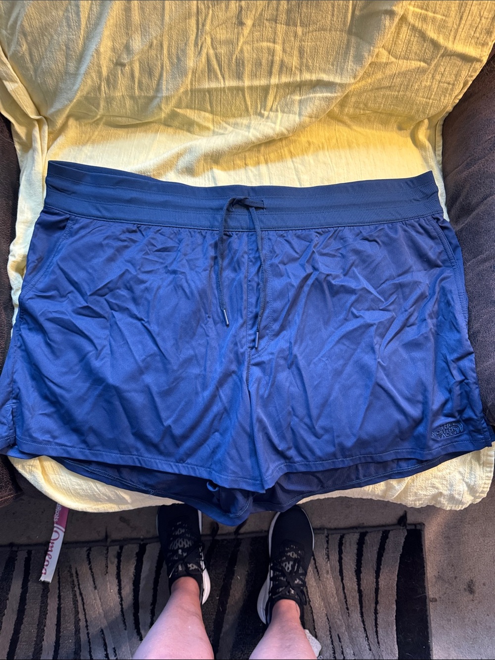 The North Face Navy Athletic Shorts